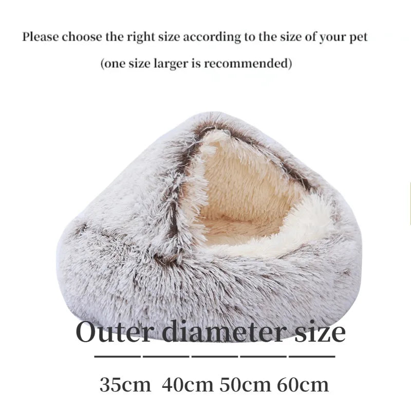 Withlovetopets™ Soft Plush Pet Bed