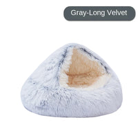 Gray-Long velvet