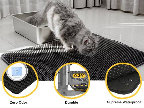 Waterproof Cat Litter Mat WithLoveToPats™