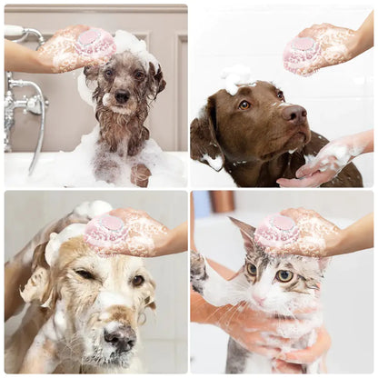 Withlovetopets™ Dog Massage Shampoo Brush