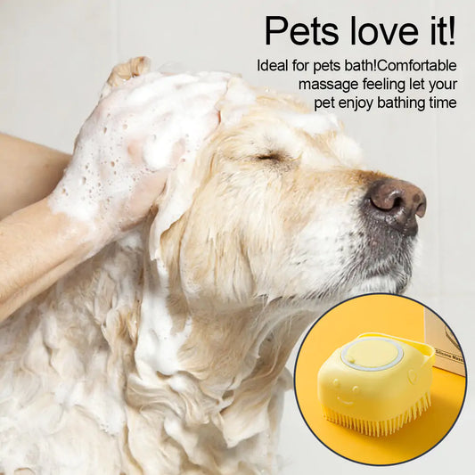 Withlovetopets™ Dog Massage Shampoo Brush