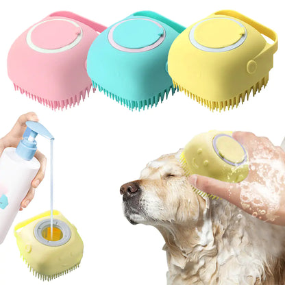 Withlovetopets™ Dog Massage Shampoo Brush